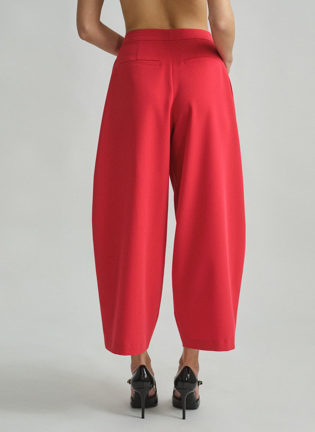 Textured barrel-fit trousers-27