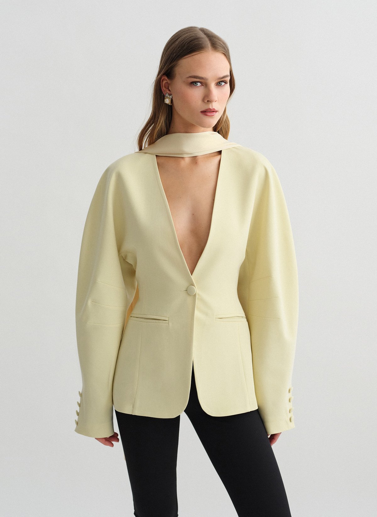 Μεσάτο μπλέιζερ με δομή-13