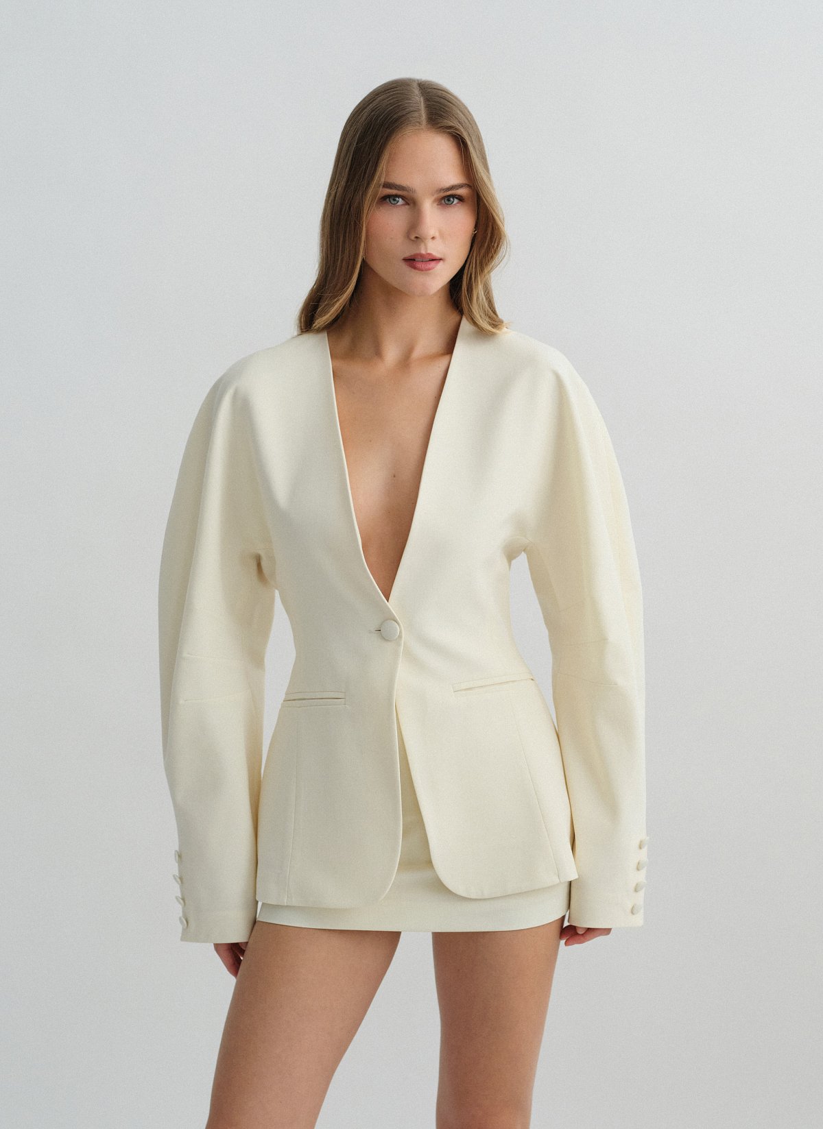 Μεσάτο μπλέιζερ με δομή-19