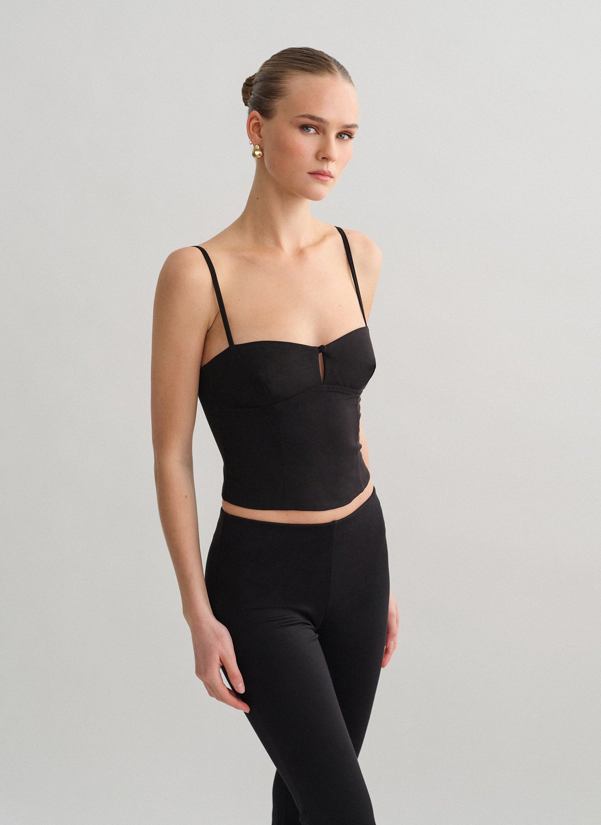 Textured top with front detail-12