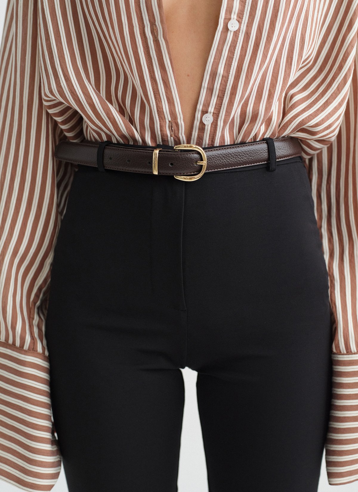 High-waisted capri trousers-6