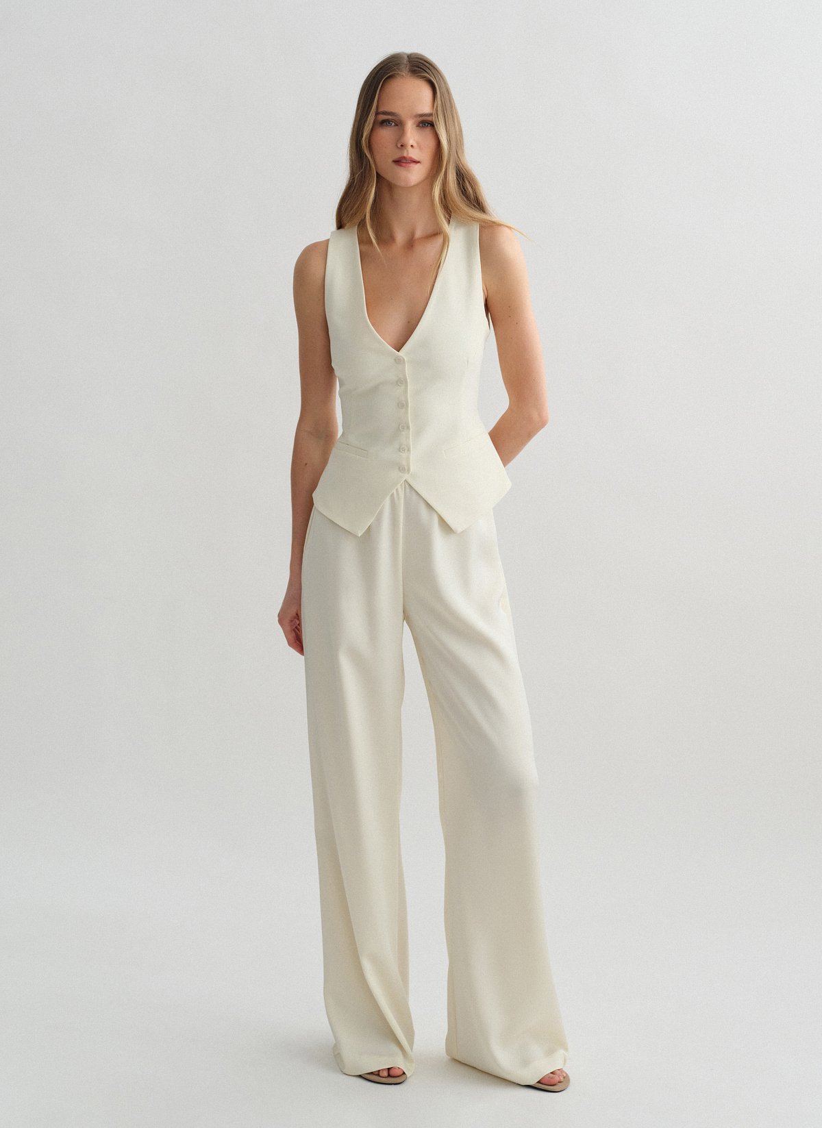 Σατέν παντελόνι με λάστιχο-24