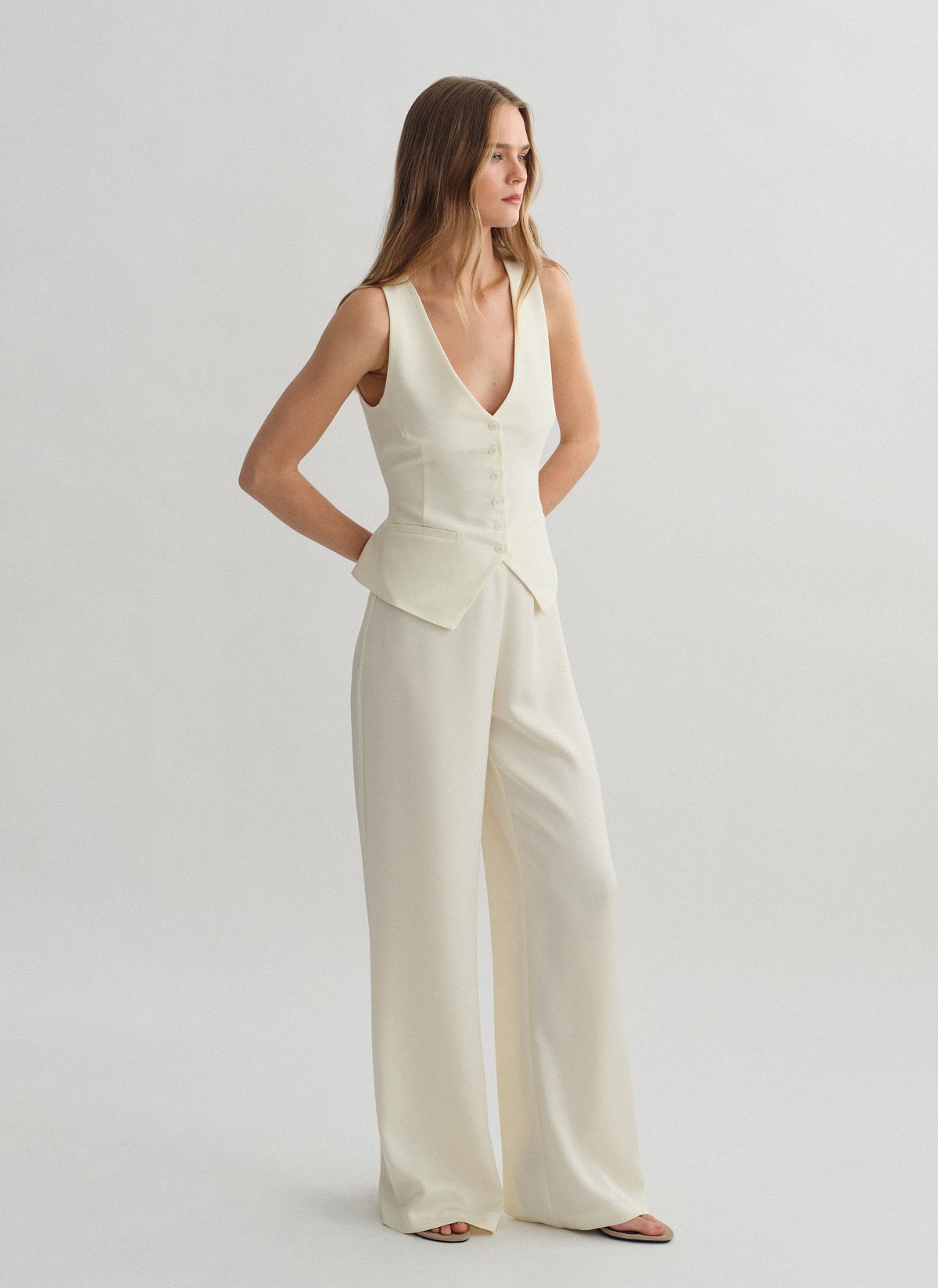 Σατέν παντελόνι με λάστιχο-23