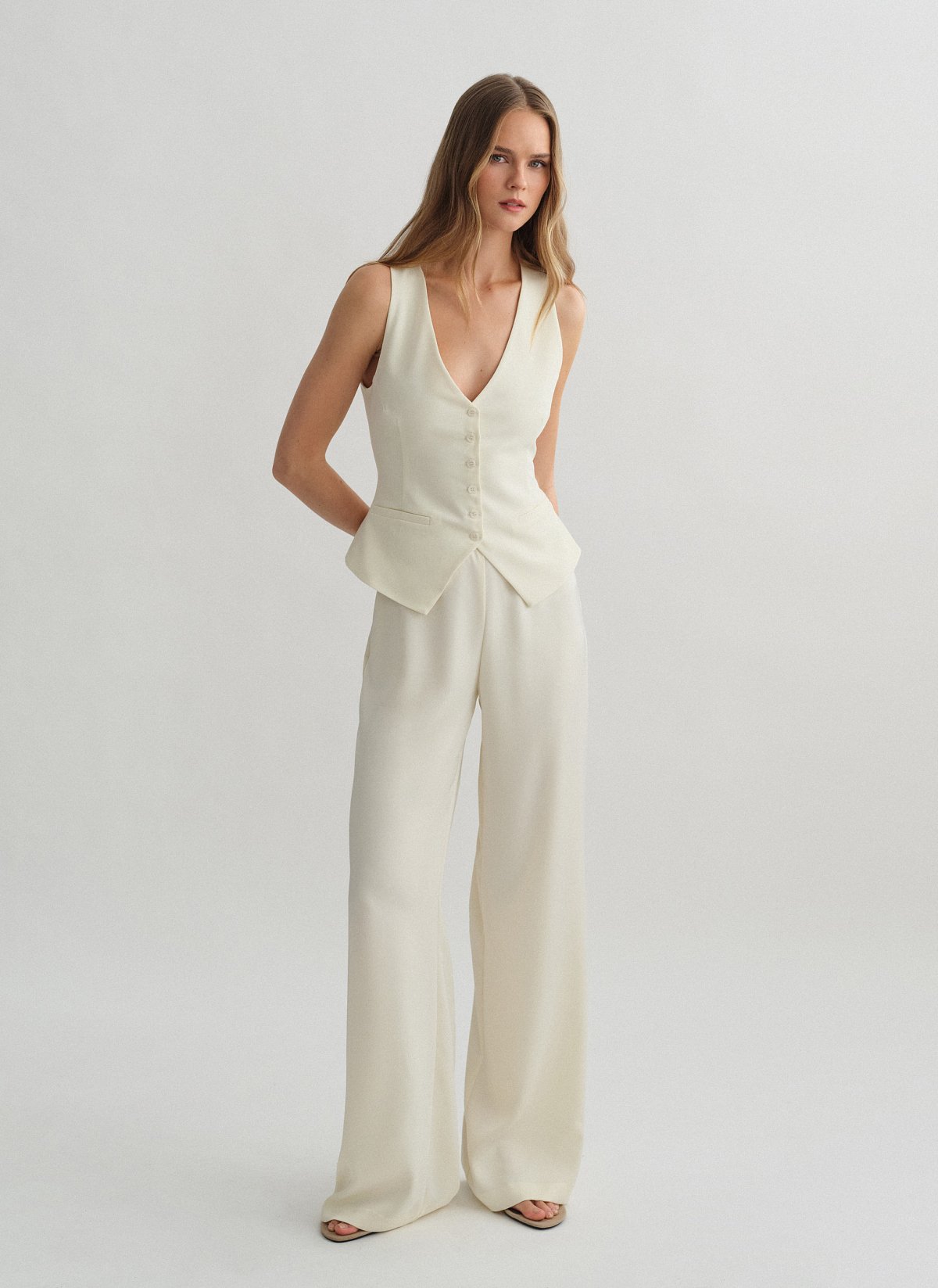 Σατέν παντελόνι με λάστιχο-21