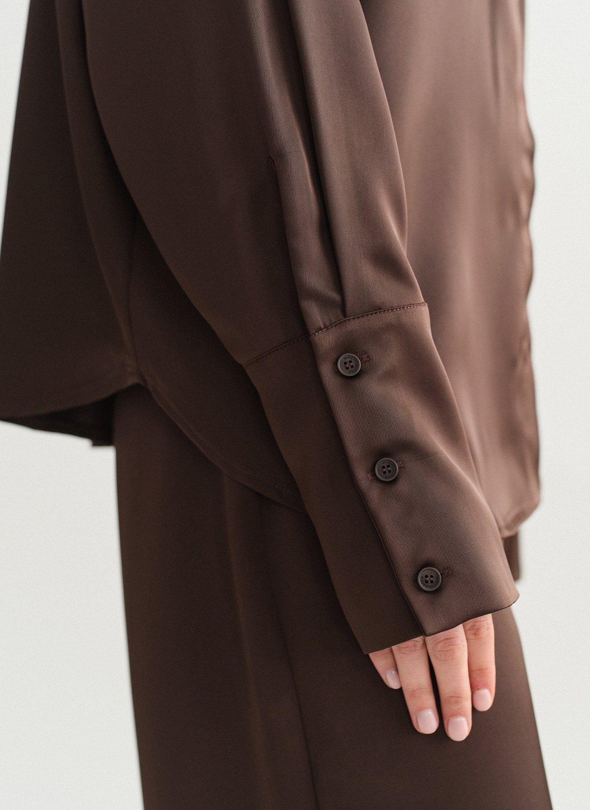 Satin oversized shirt-4