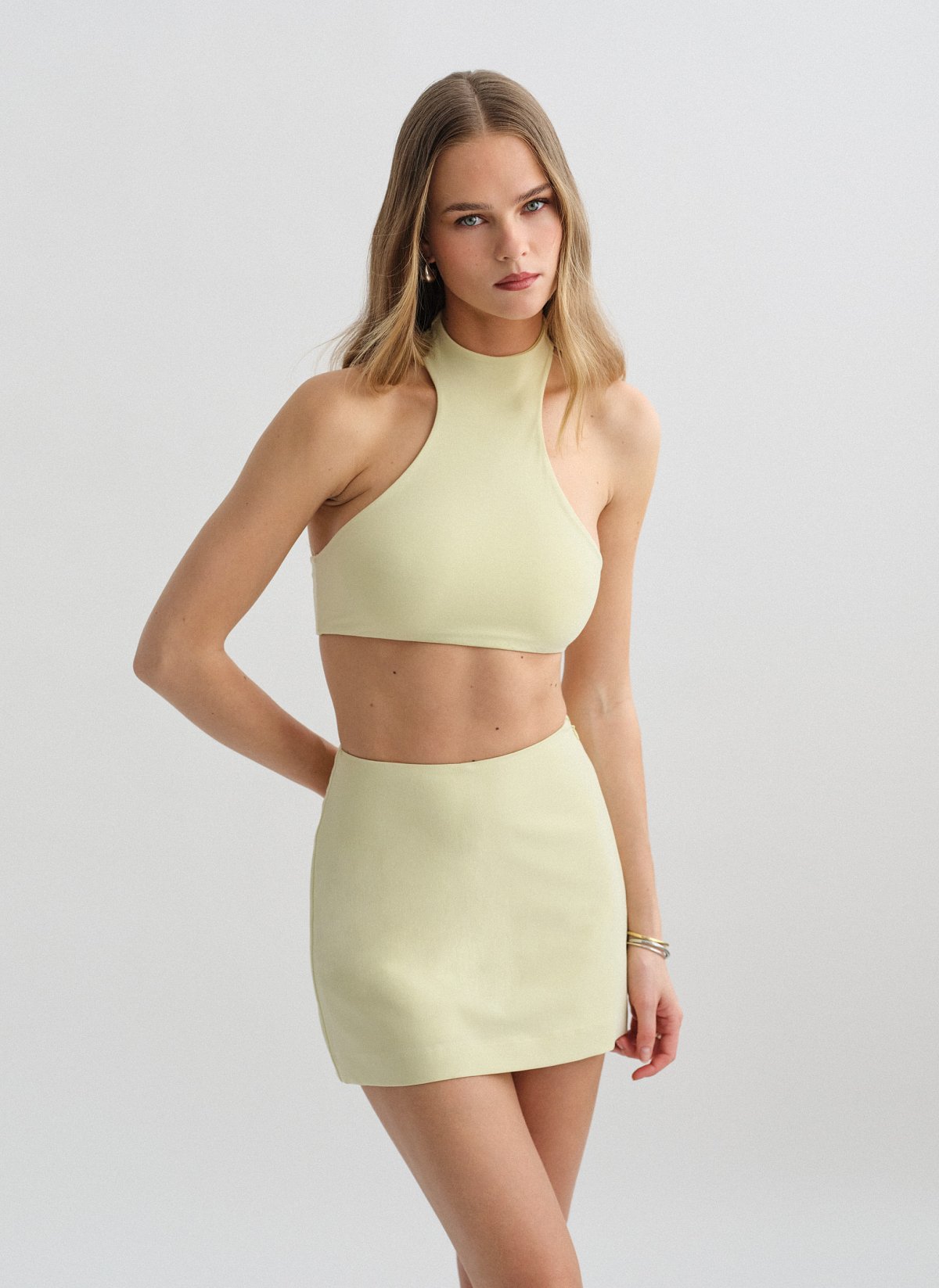Bamboo sleeveless crop top-16