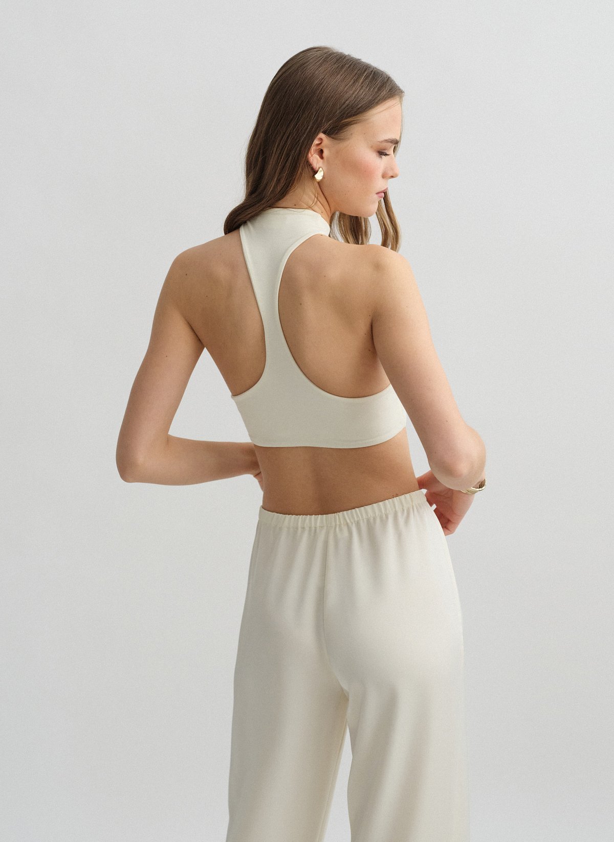 Bamboo sleeveless crop top-13