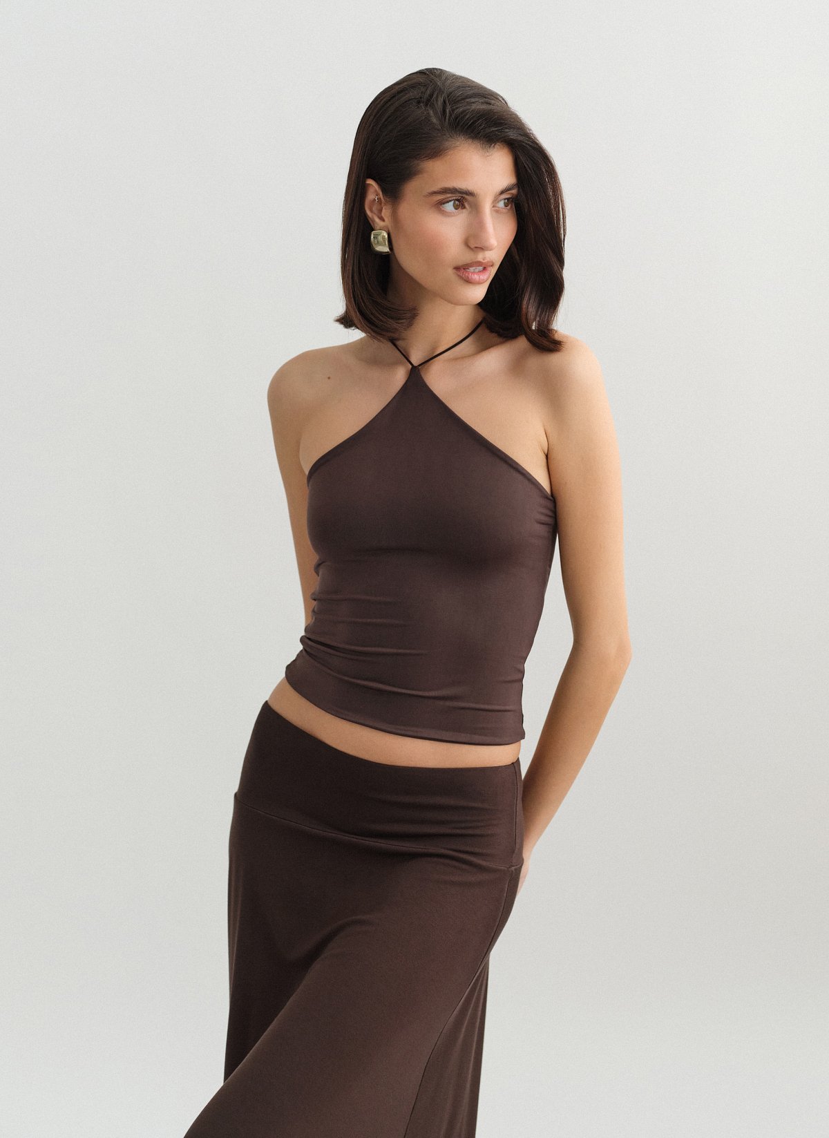 Halter τοπ με λεπτές τιράντες-5