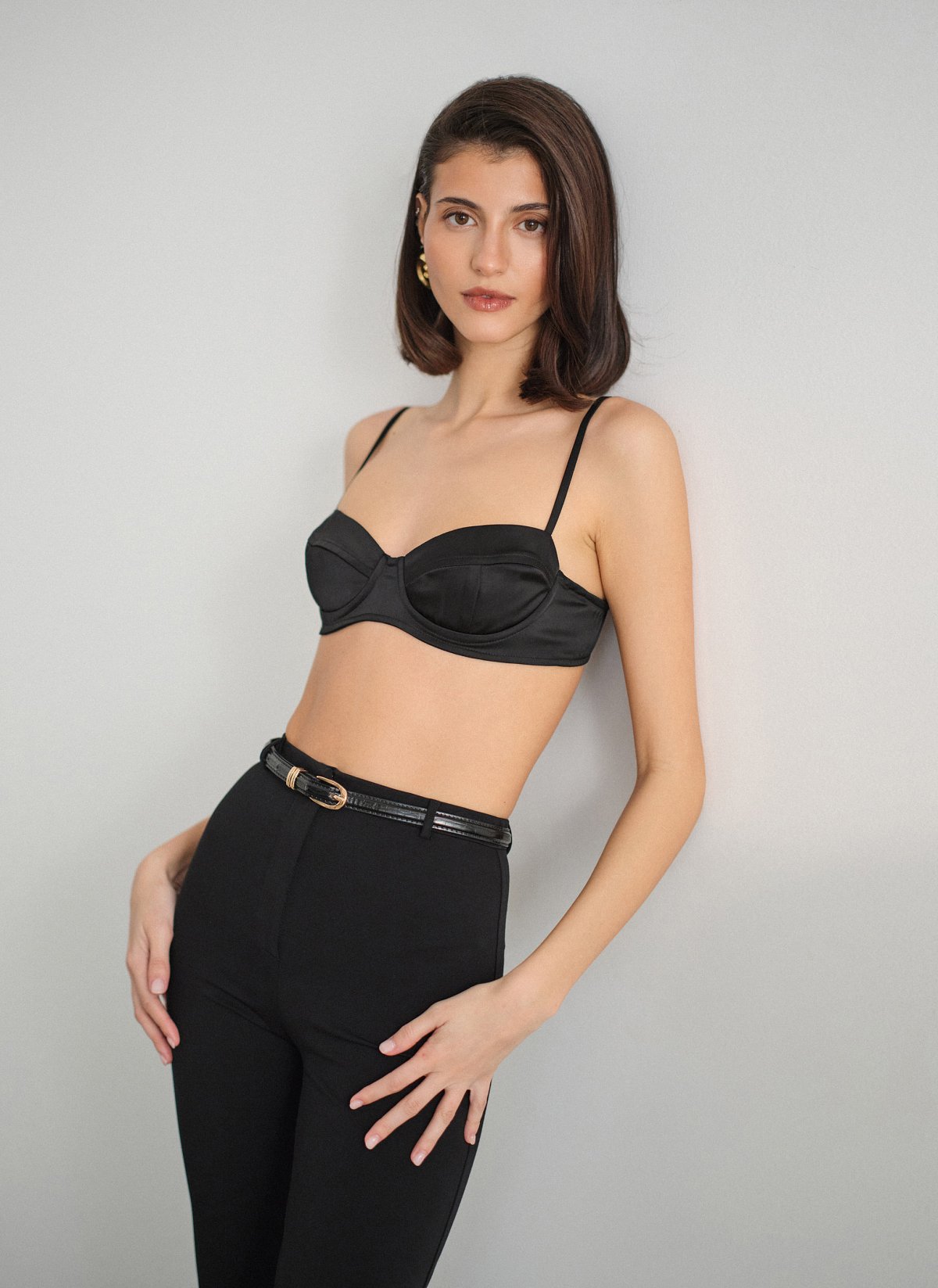 Σατέν bustier τοπ-19