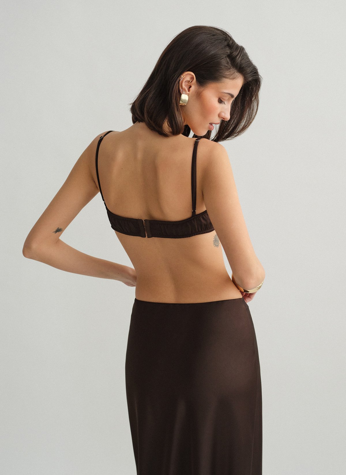 Σατέν bustier τοπ-13