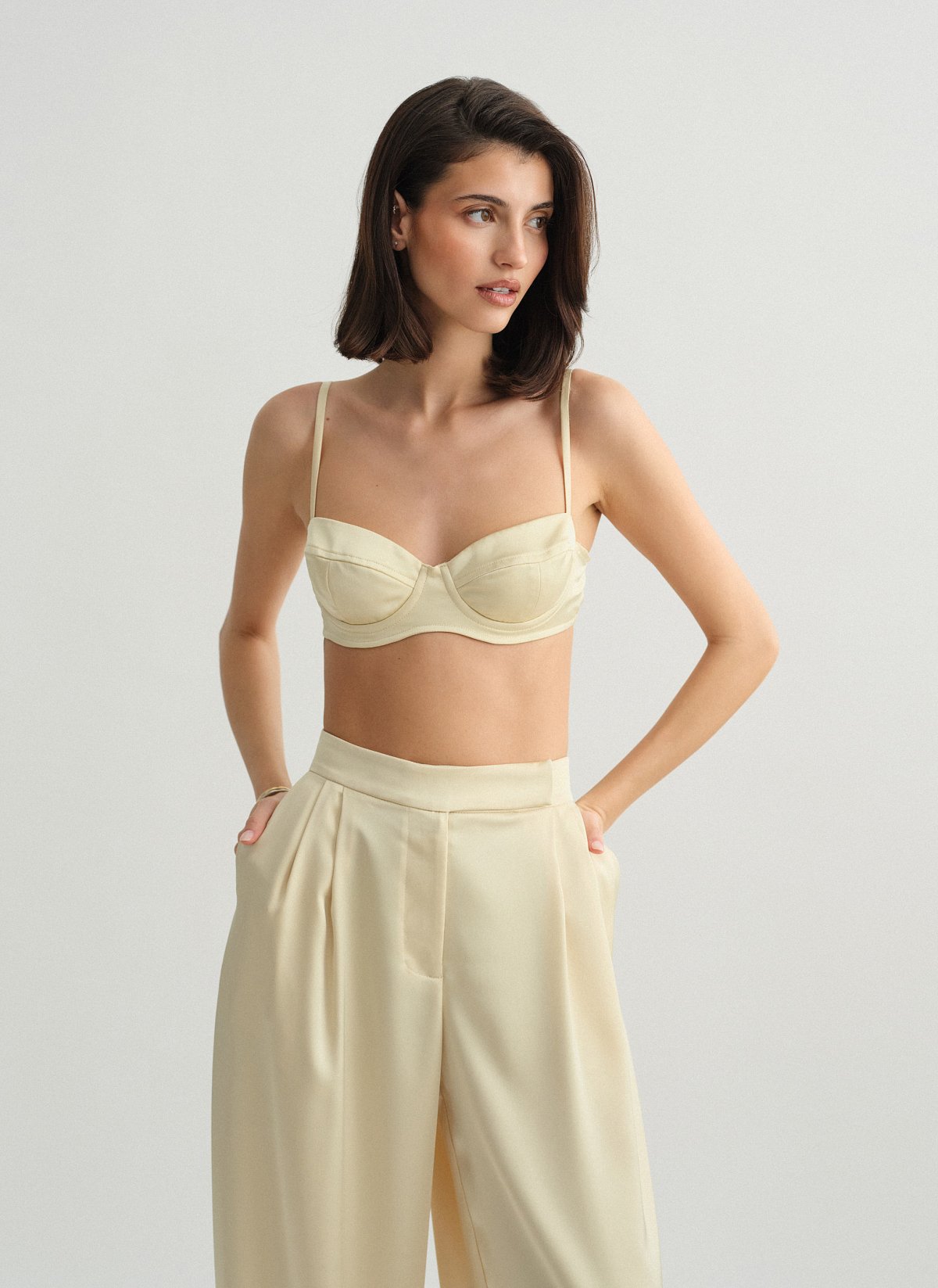 Σατέν bustier τοπ-24