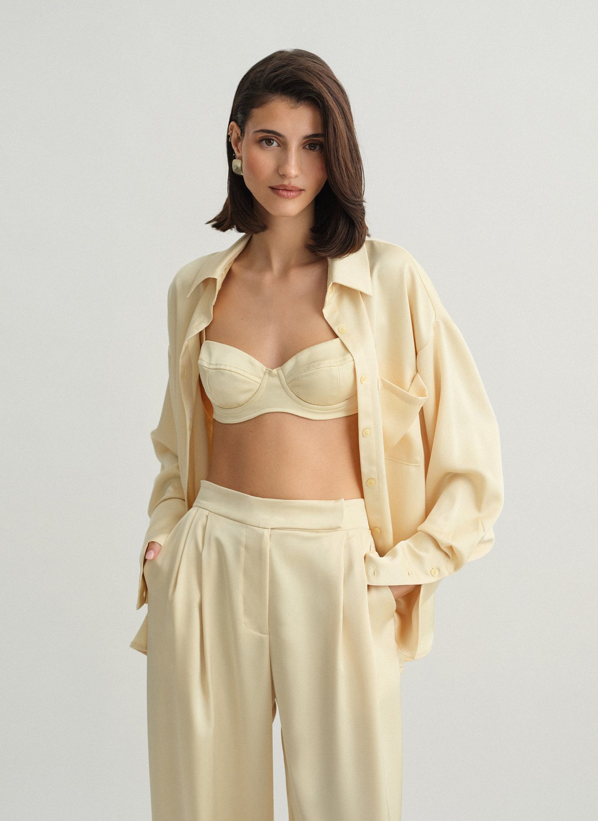 Σατέν bustier τοπ-22