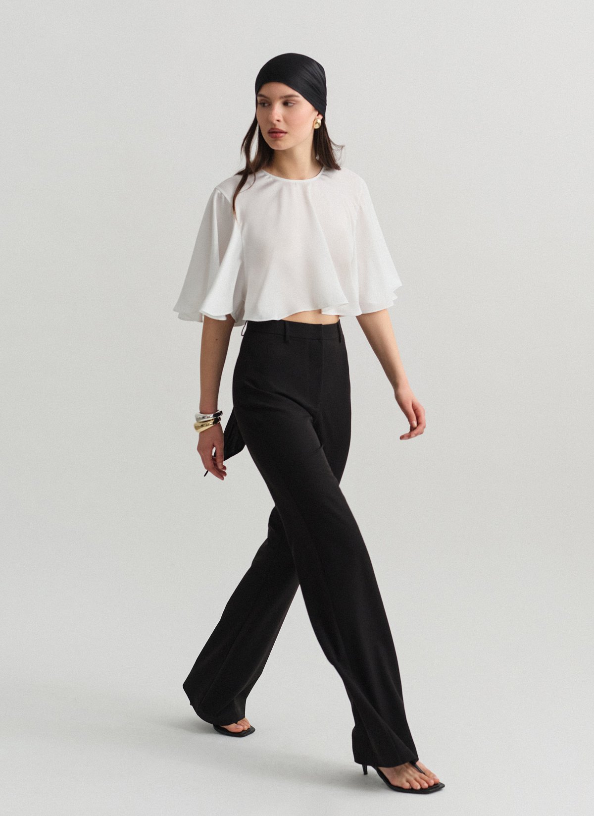 Υφασμάτινο ίσιο παντελόνι-19