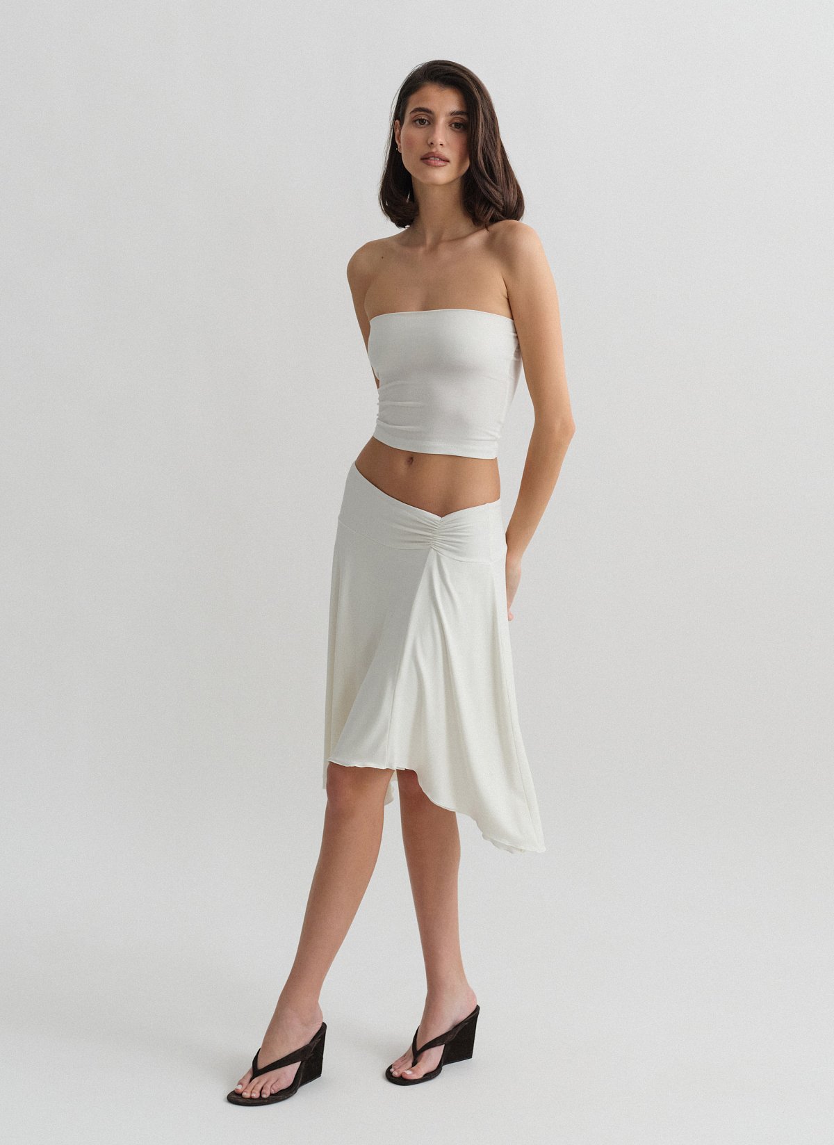 Aσύμμετρη φούστα bamboo-13