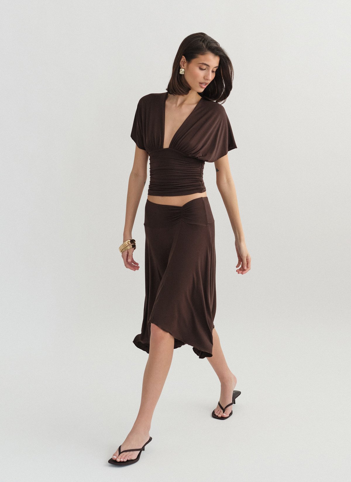 Aσύμμετρη φούστα bamboo-5