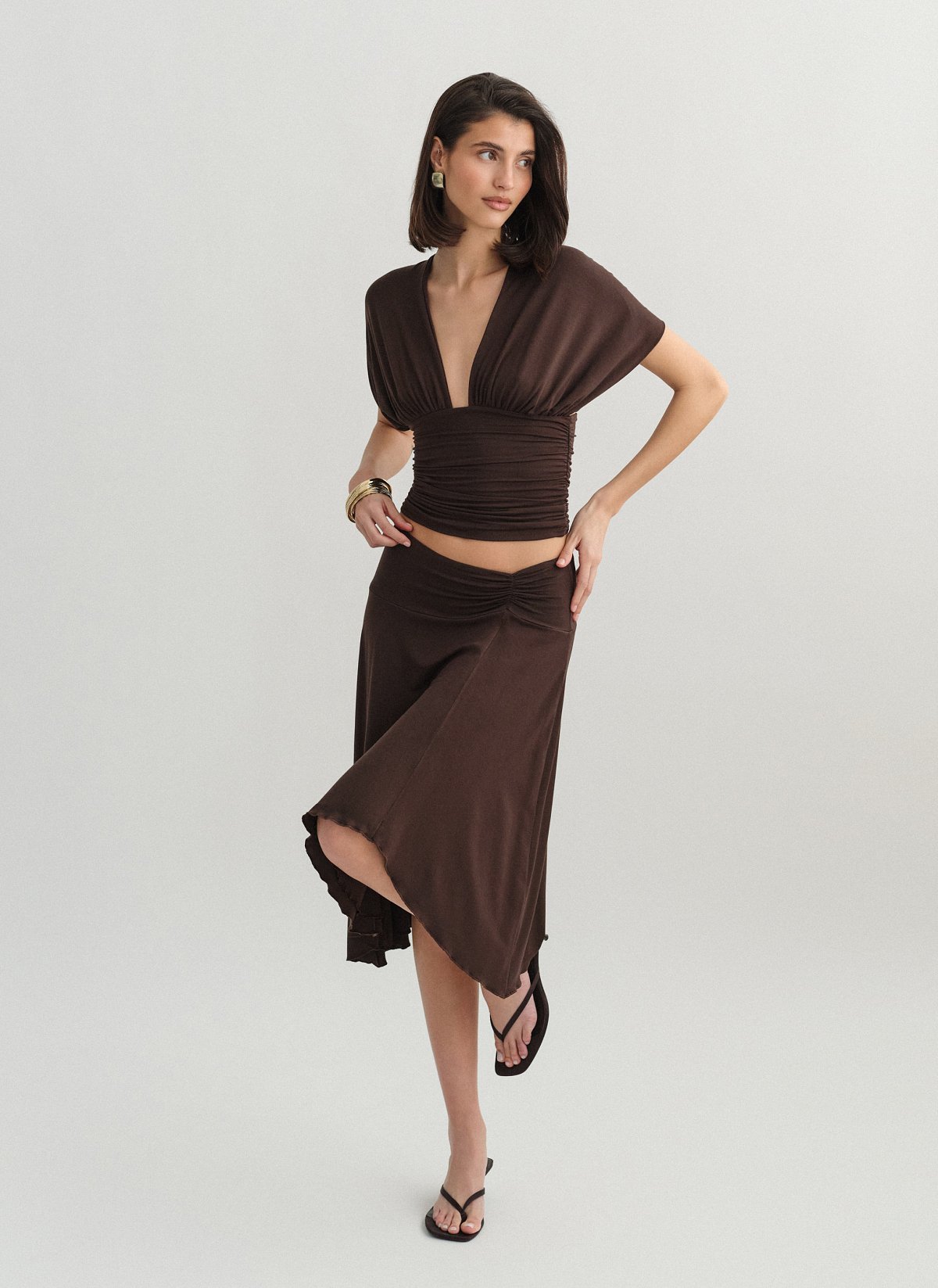 Aσύμμετρη φούστα bamboo-6