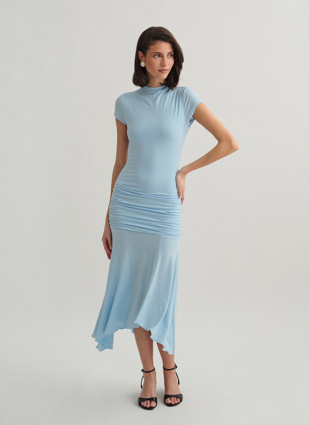 Maxi φόρεμα με ανοιχτή πλάτη-1