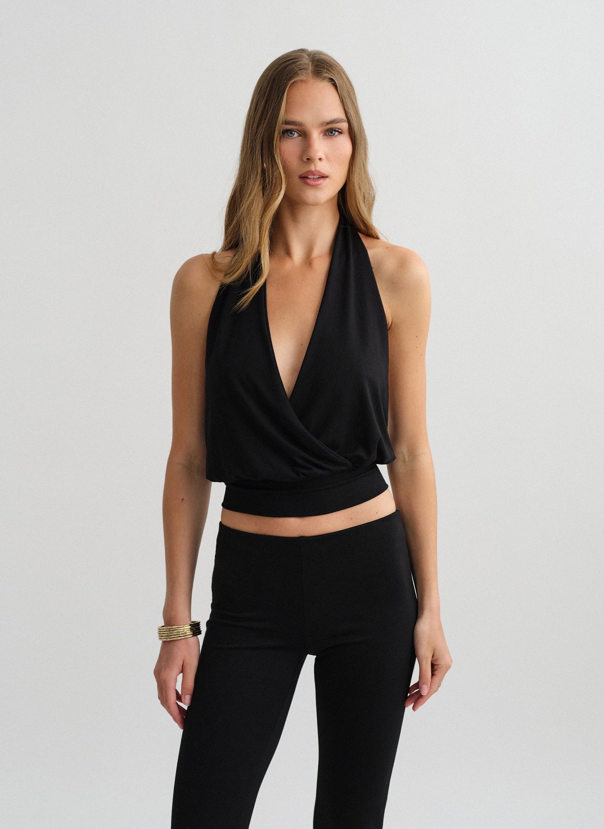 Ντραπέ halter τοπ bamboo-3