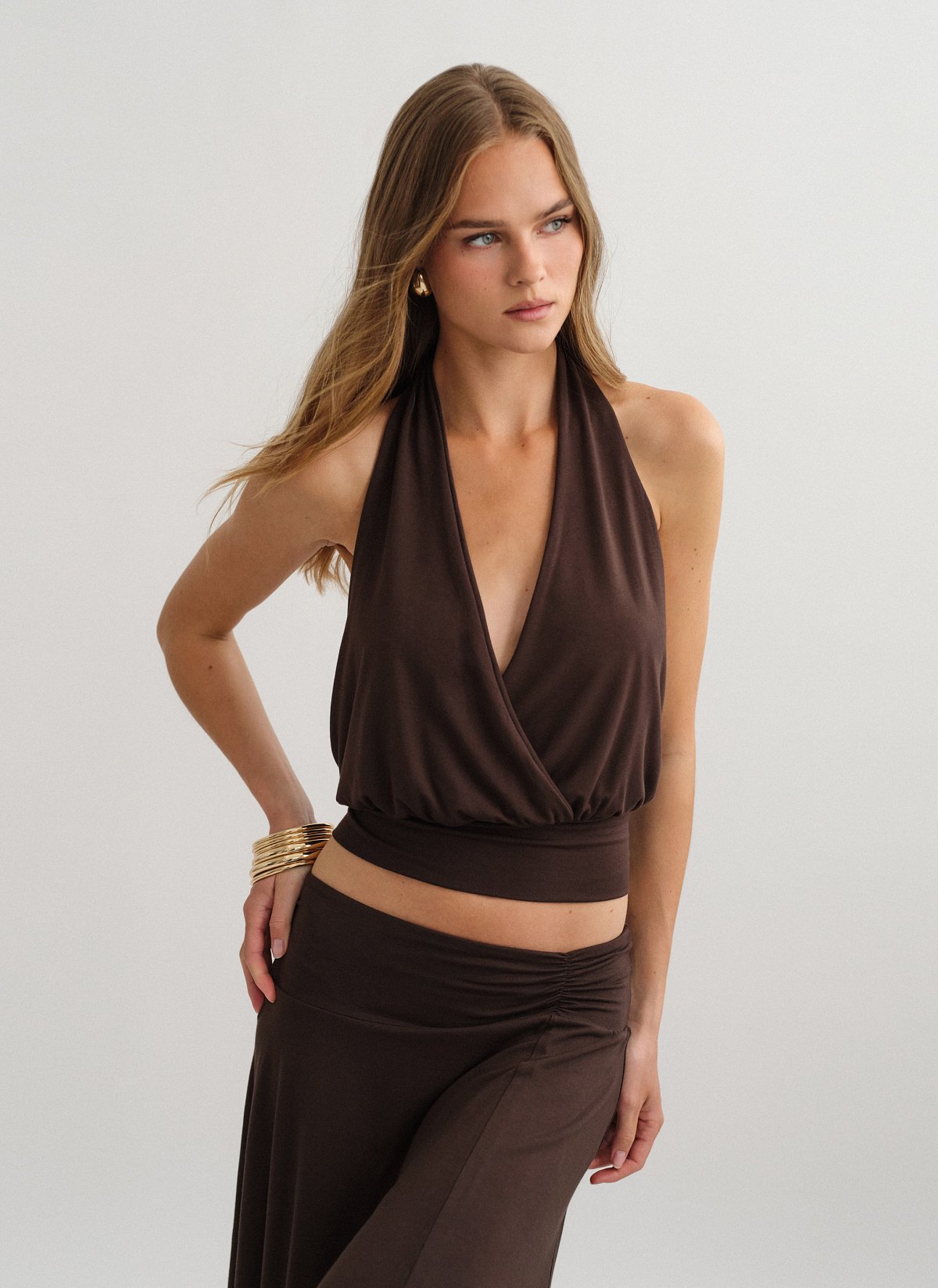 Ντραπέ halter τοπ bamboo-10
