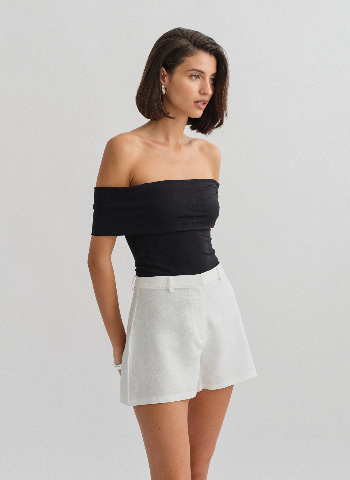 Linen shorts-8