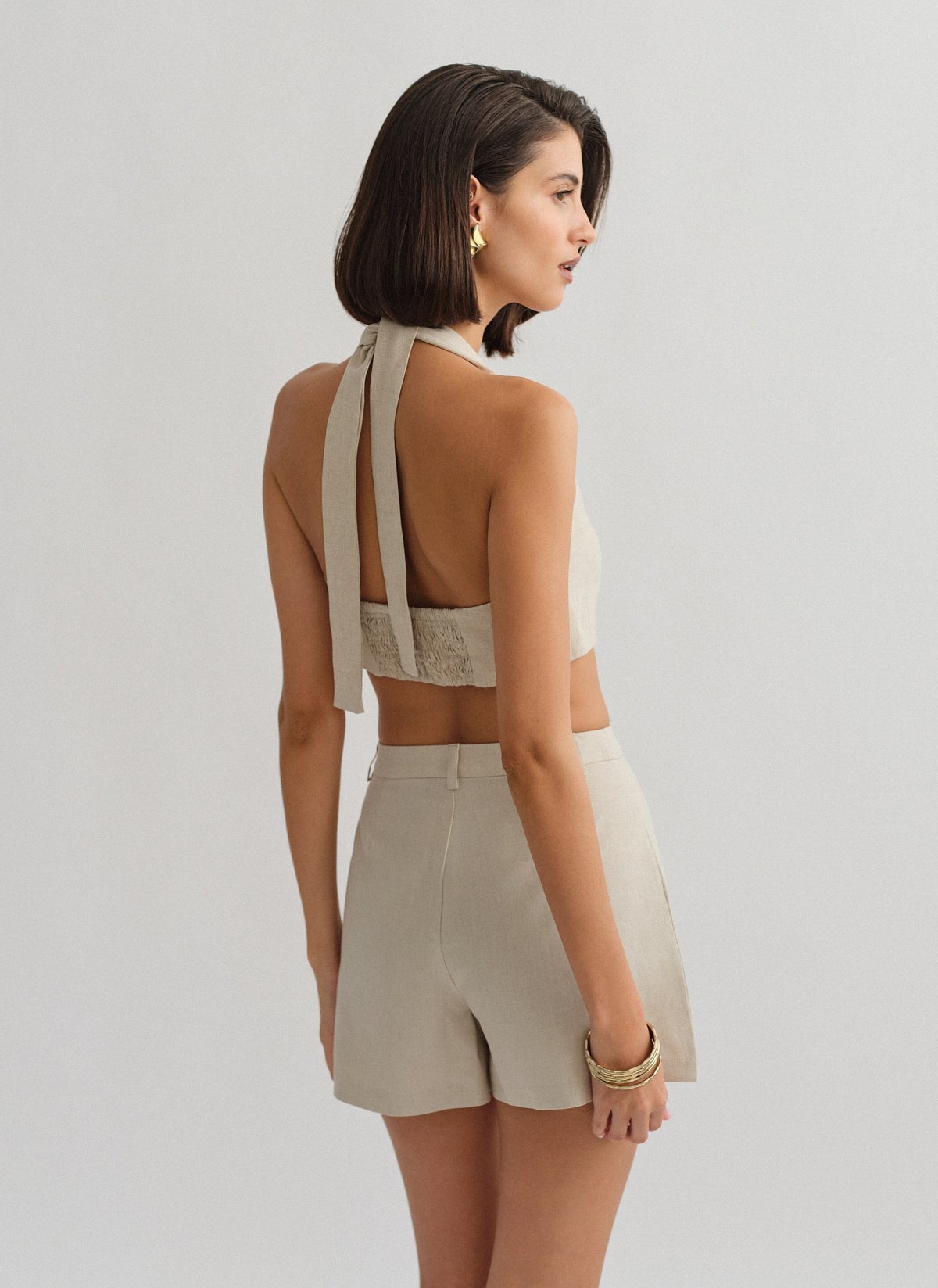Linen shorts-19
