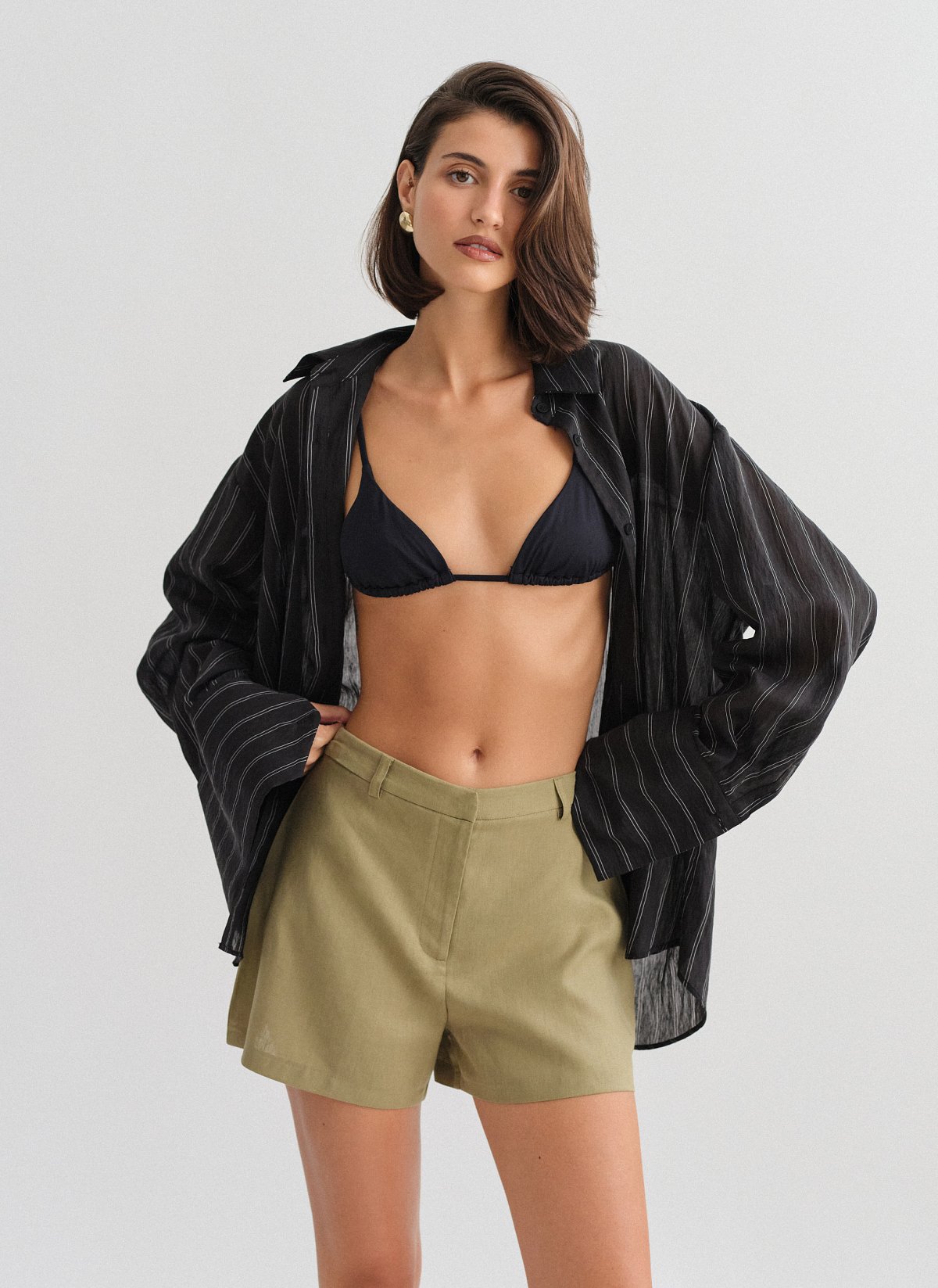 Linen shorts-15
