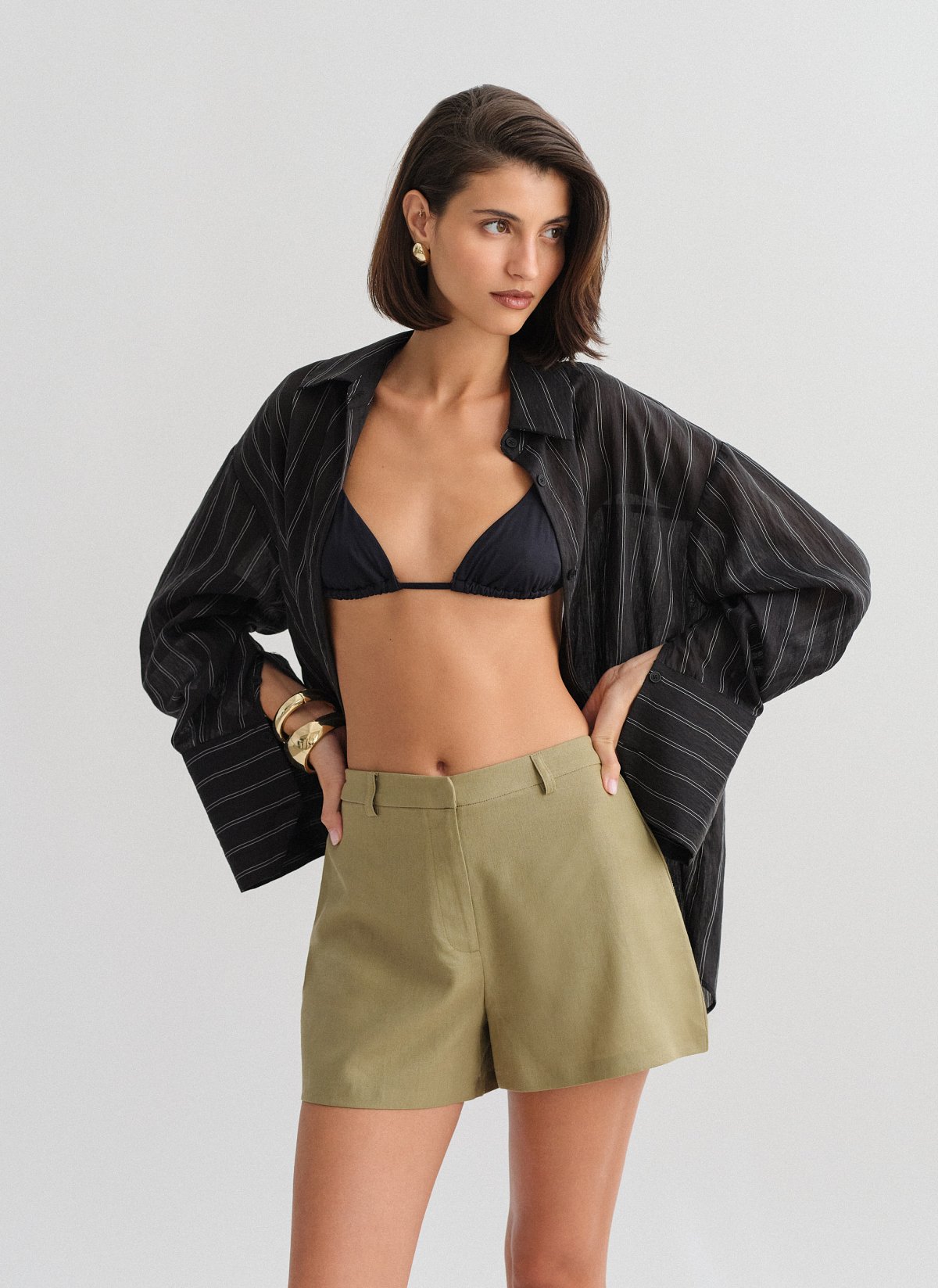 Linen shorts-14