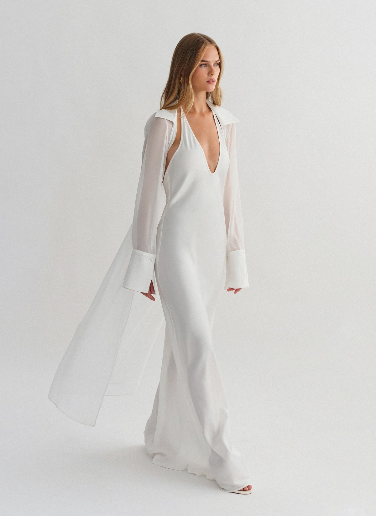 Semi-sheer maxi kimono-10