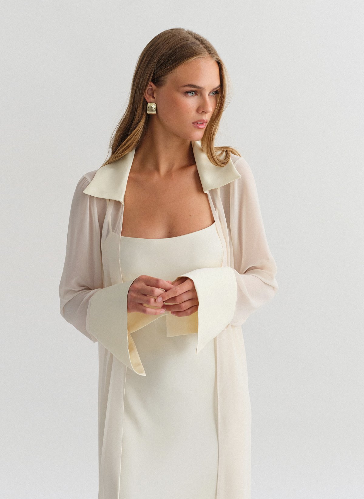 Semi-sheer maxi kimono-2