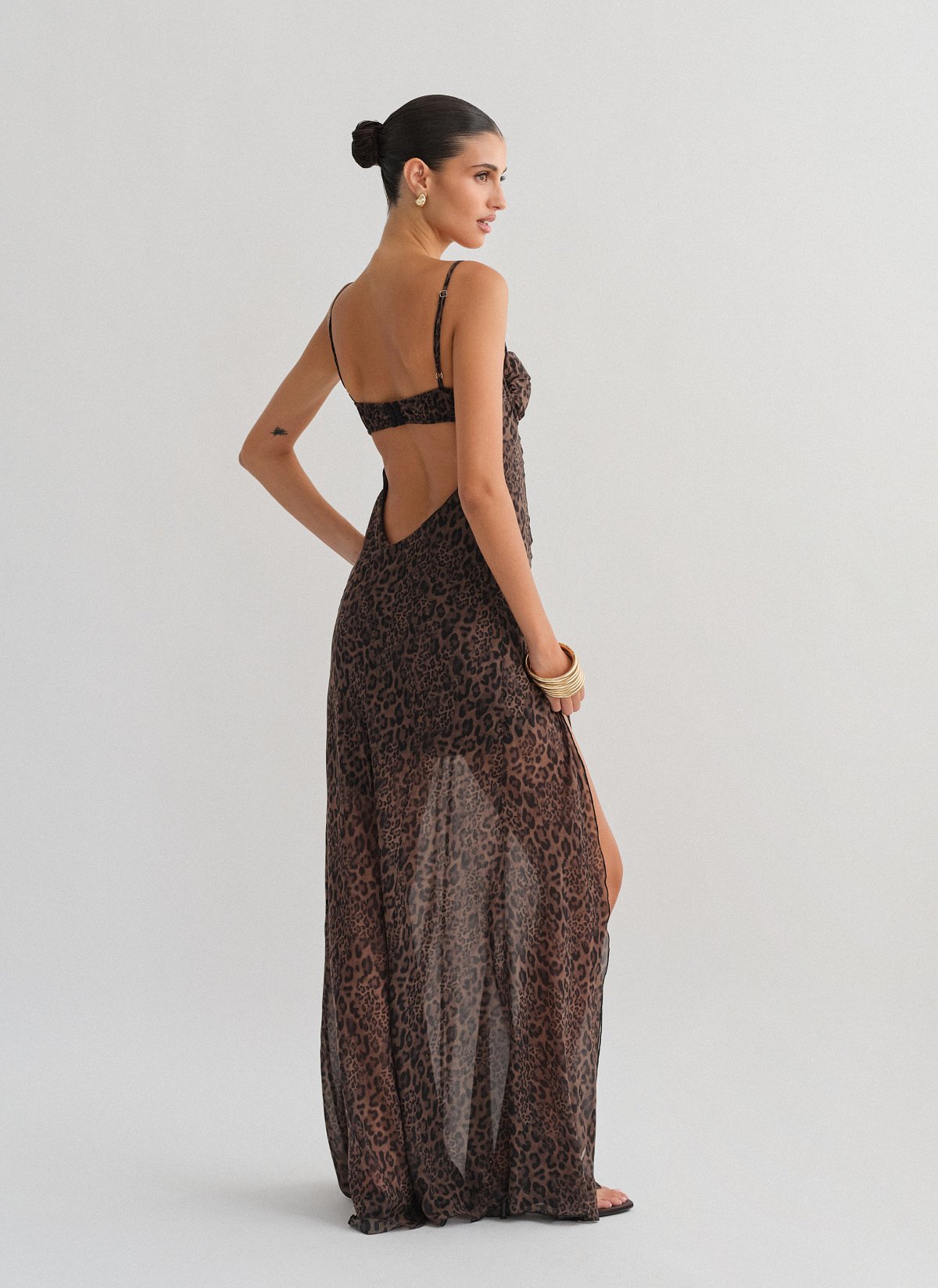 Maxi φόρεμα λεοπάρ print-5