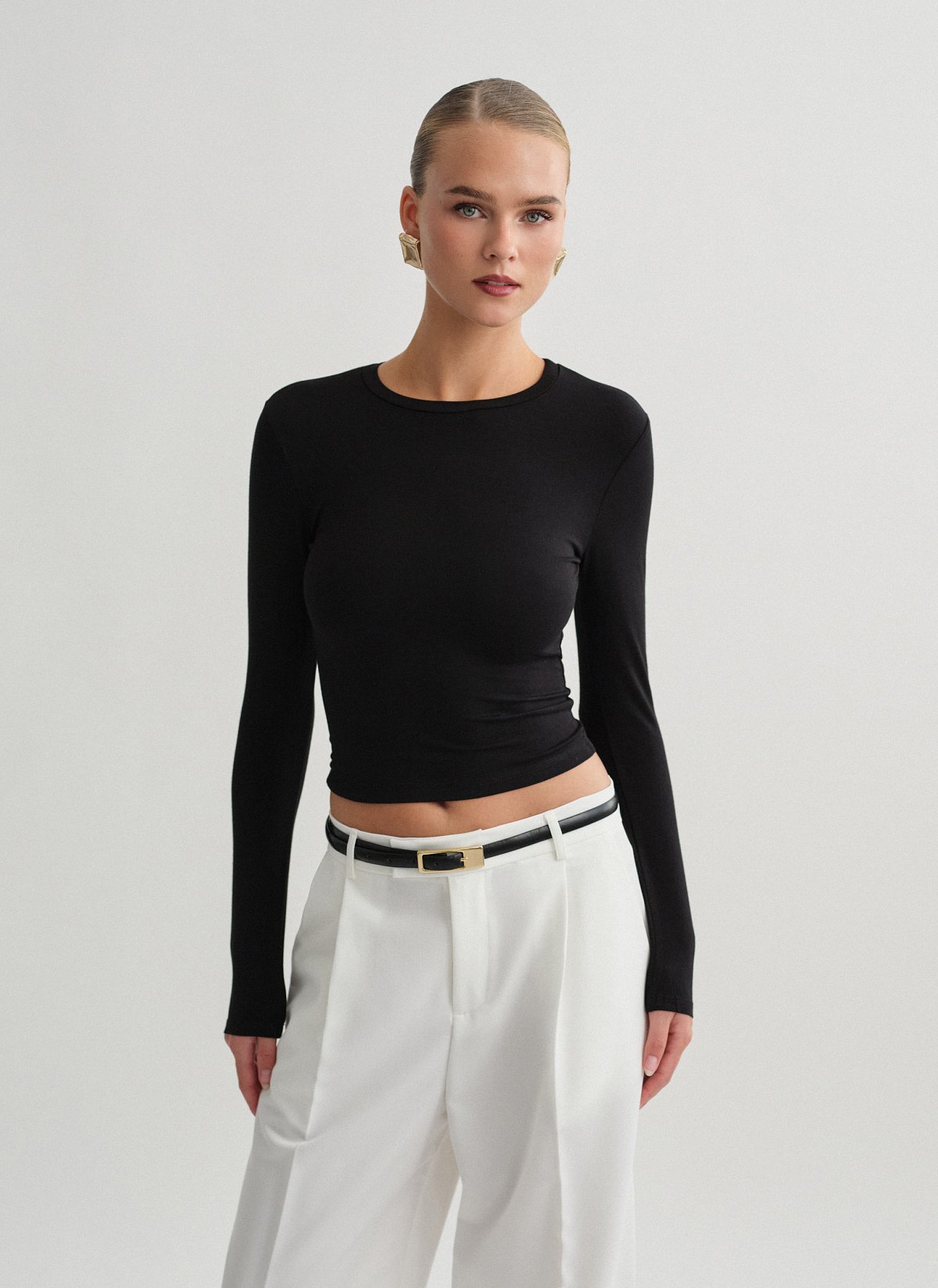 Basic longsleeve top-3