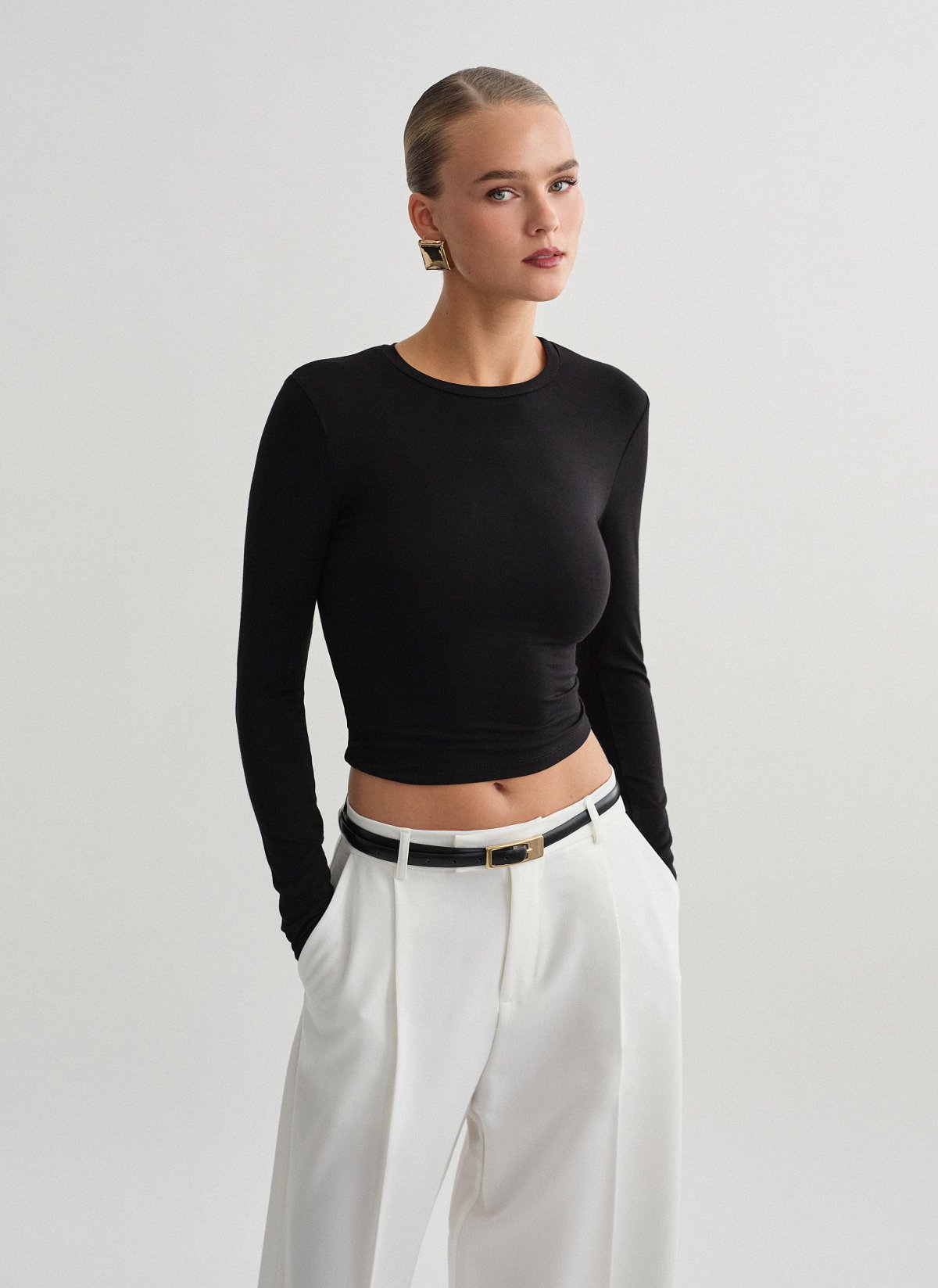 Basic longsleeve top-4