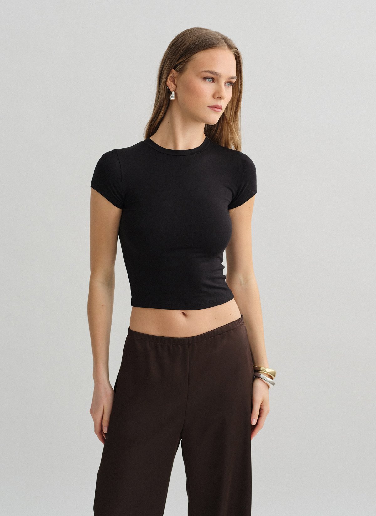 Bamboo shortsleeve basic top-9