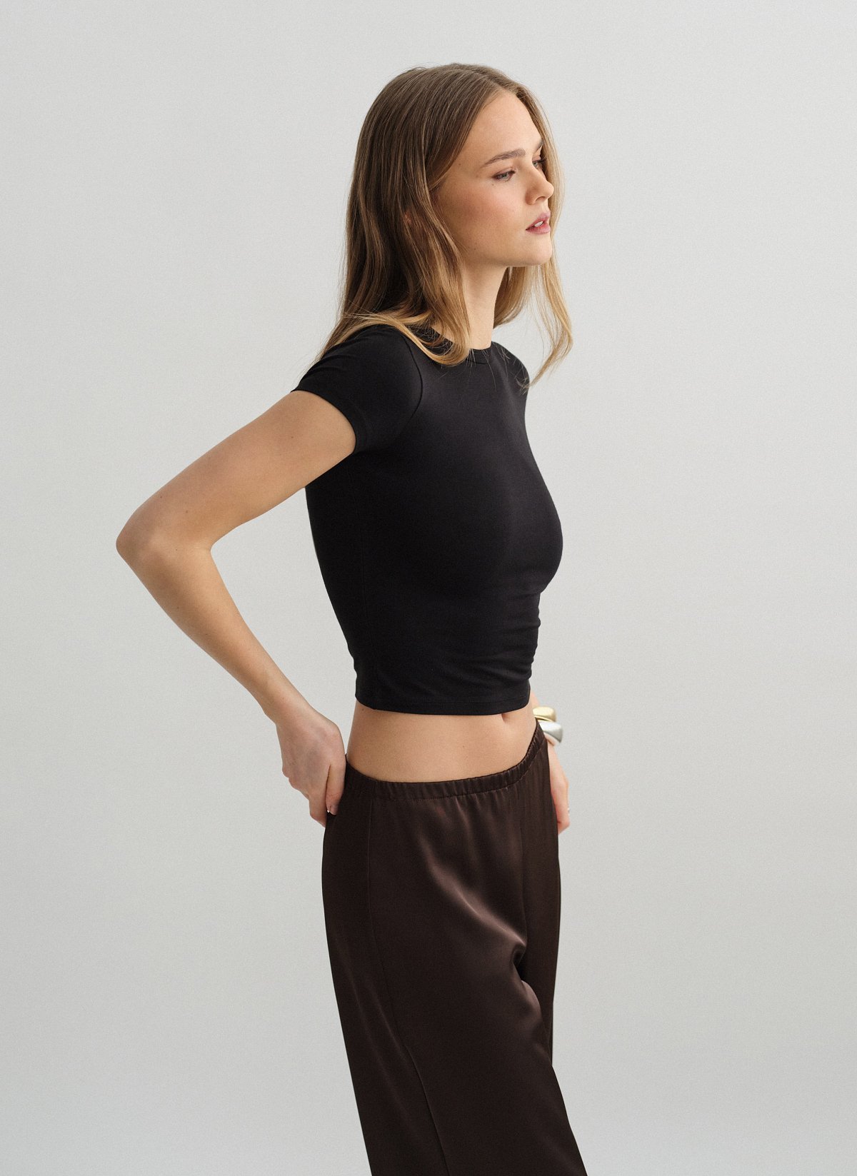 Bamboo shortsleeve basic top-8