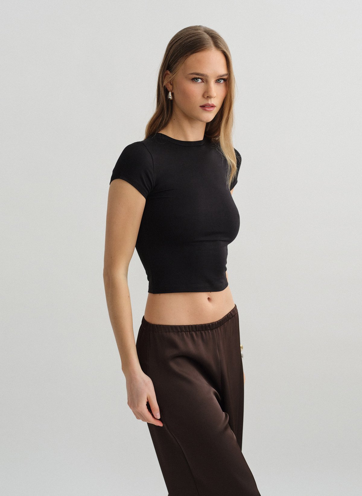 Bamboo shortsleeve basic top-7