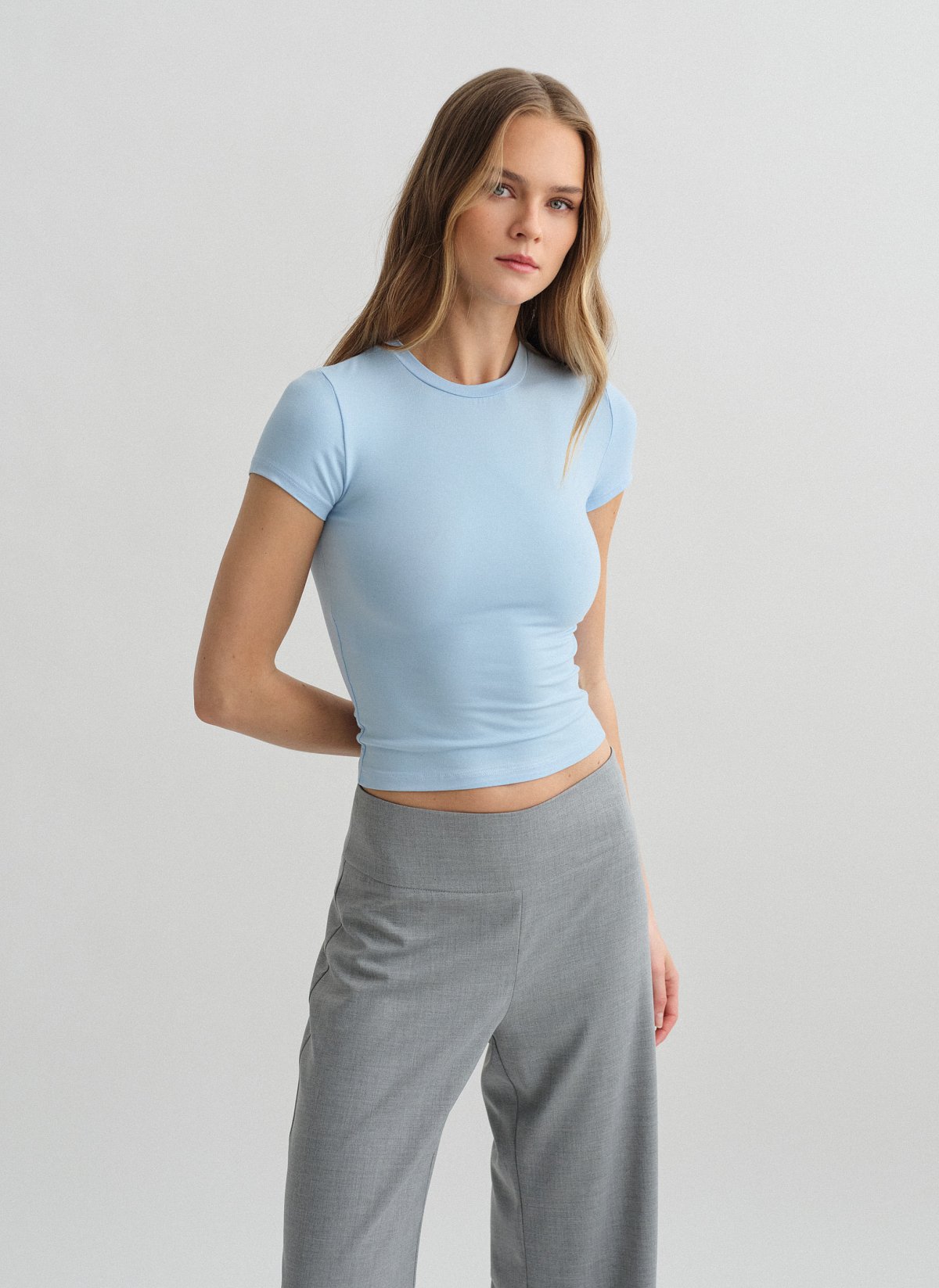 Bamboo shortsleeve basic top-14