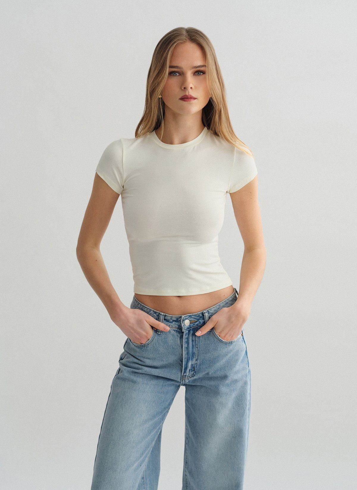 Bamboo shortsleeve basic top-16