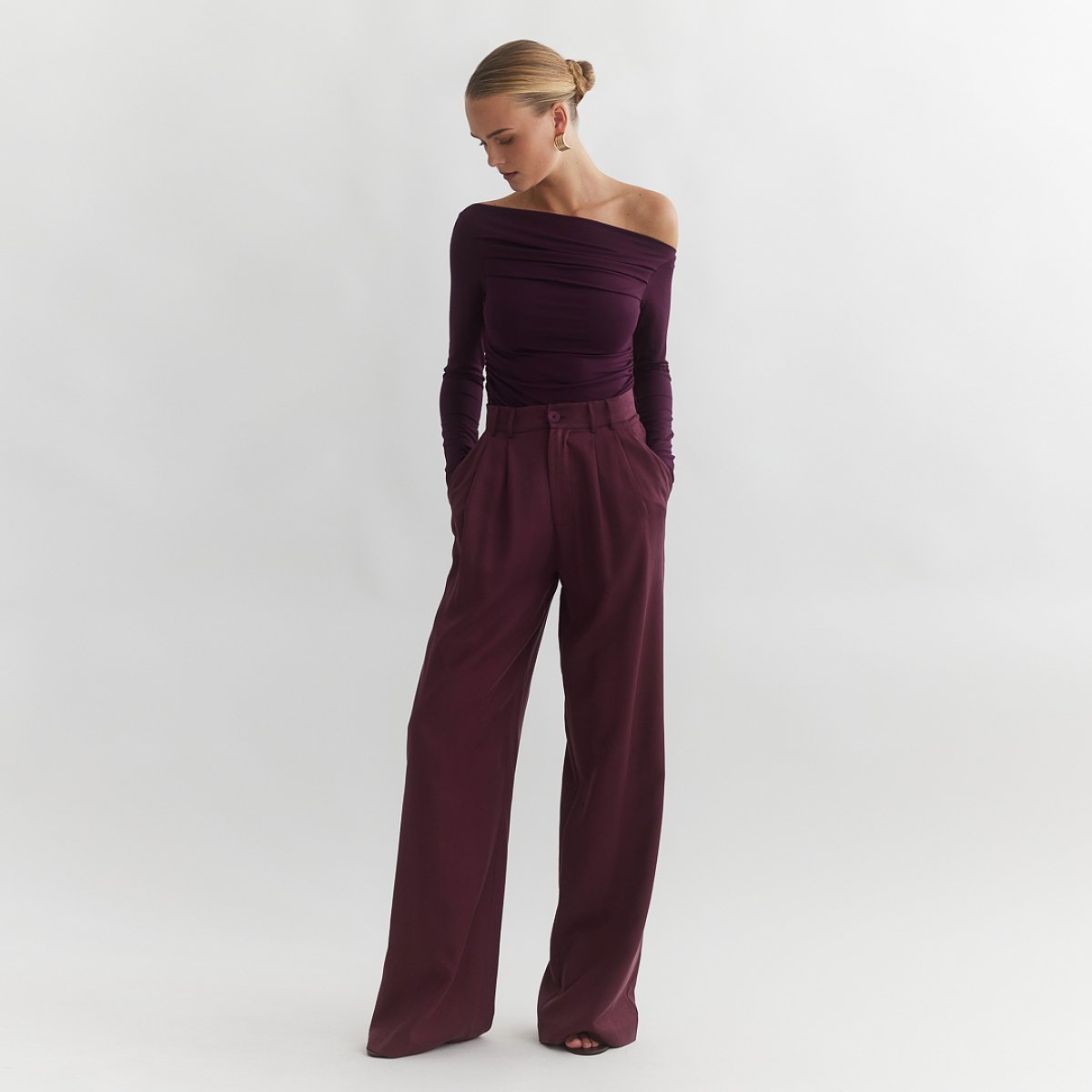 Παντελόνι με διπλές πιέτες-2