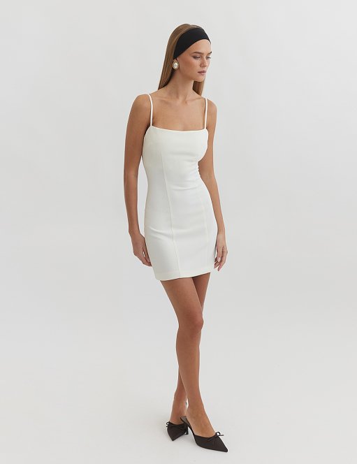 Γυναικείο υφασμάτινο μίνι φόρεμα