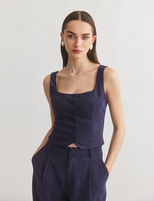 Γυναικείο βελούδινο κοτλέ τοπ