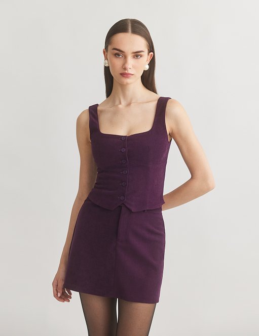 Γυναικείο βελούδινο κοτλέ τοπ