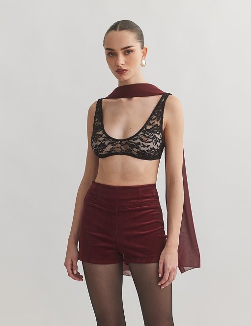 Προϊόν: Ψηλόμεσο κοτλέ σορτς