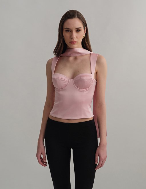 Προϊόν: Σατέν κορσέ τοπ