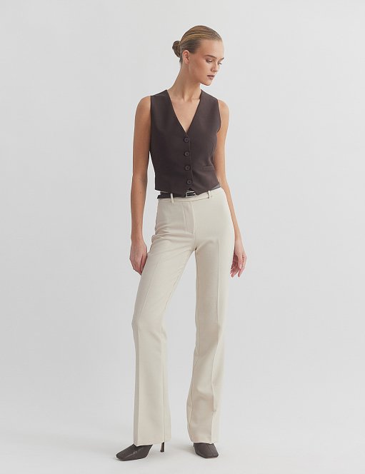 Product: Straight trousers with crease