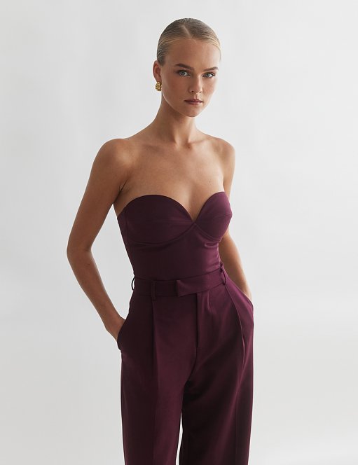 Γυναικείο υφασμάτινο κορσέ τοπ