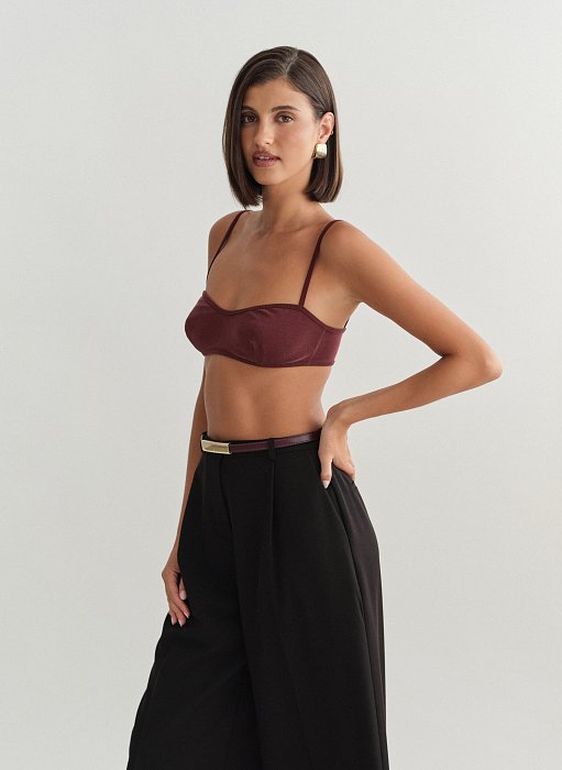 Γυναικείο ριπ crop τοπ