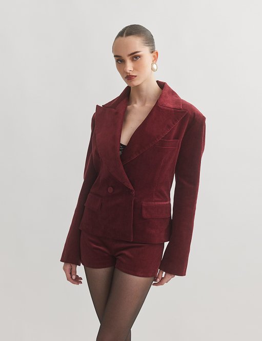 Προϊόν: Κοτλέ σταυρωτό μπλέιζερ