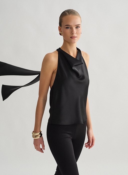 Προϊόν: Σατέν halter τοπ