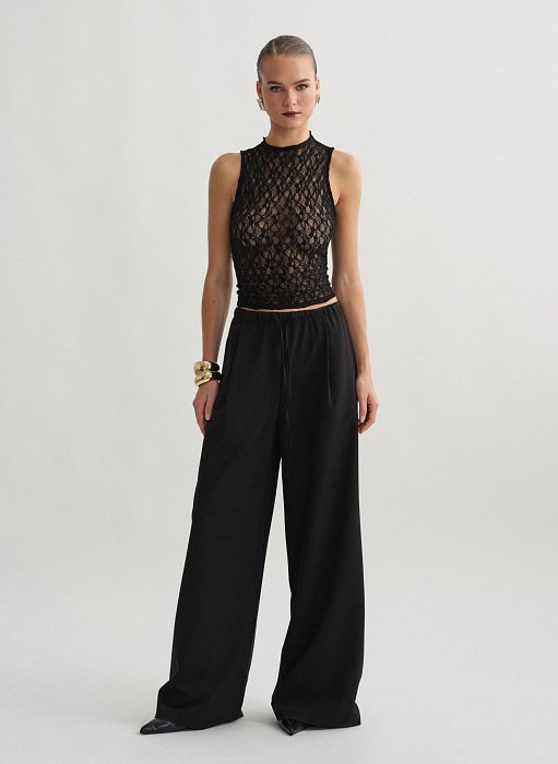 Προϊόν: Υφασμάτινο παντελόνι με λάστιχο