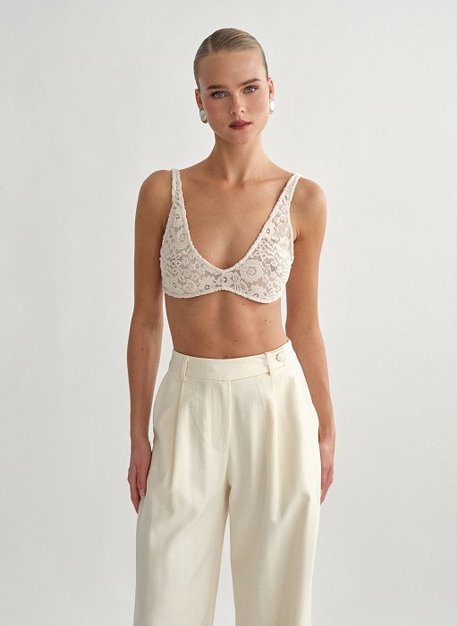 Γυναικείο bralette με δαντέλα